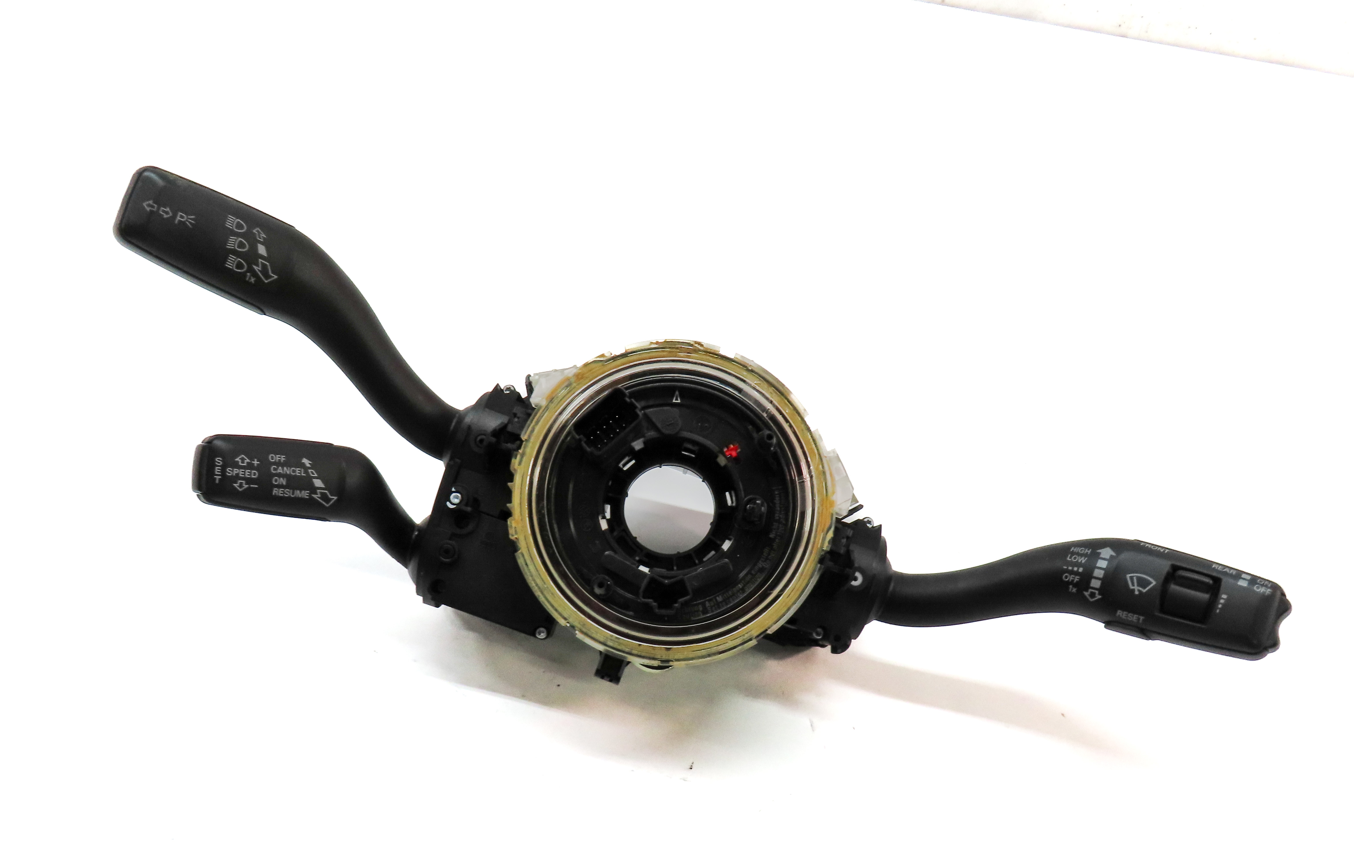 2009-2015 AUDI Q7 (4L) STEERING COLUMN BLINKER WIPER CRUISE COMBINATION SWITCH — exact item pictured